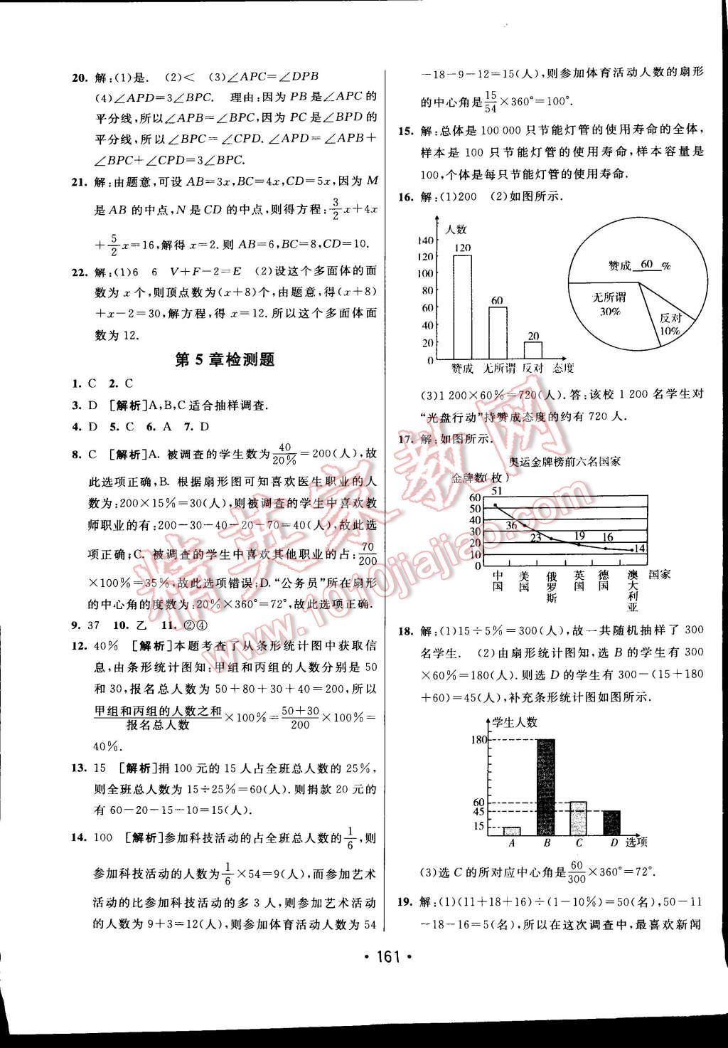 2014年同行學(xué)案課堂達標(biāo)七年級數(shù)學(xué)上冊滬科版 第33頁