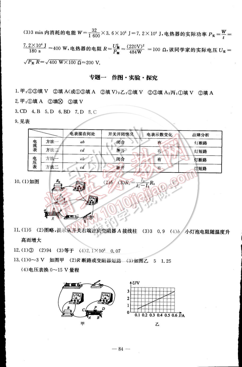 2014年精彩考評單元測評卷九年級物理上冊人教版 第12頁