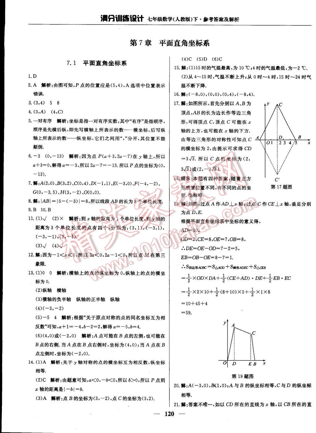 2015年滿分訓(xùn)練設(shè)計七年級數(shù)學(xué)下冊人教版 第9頁