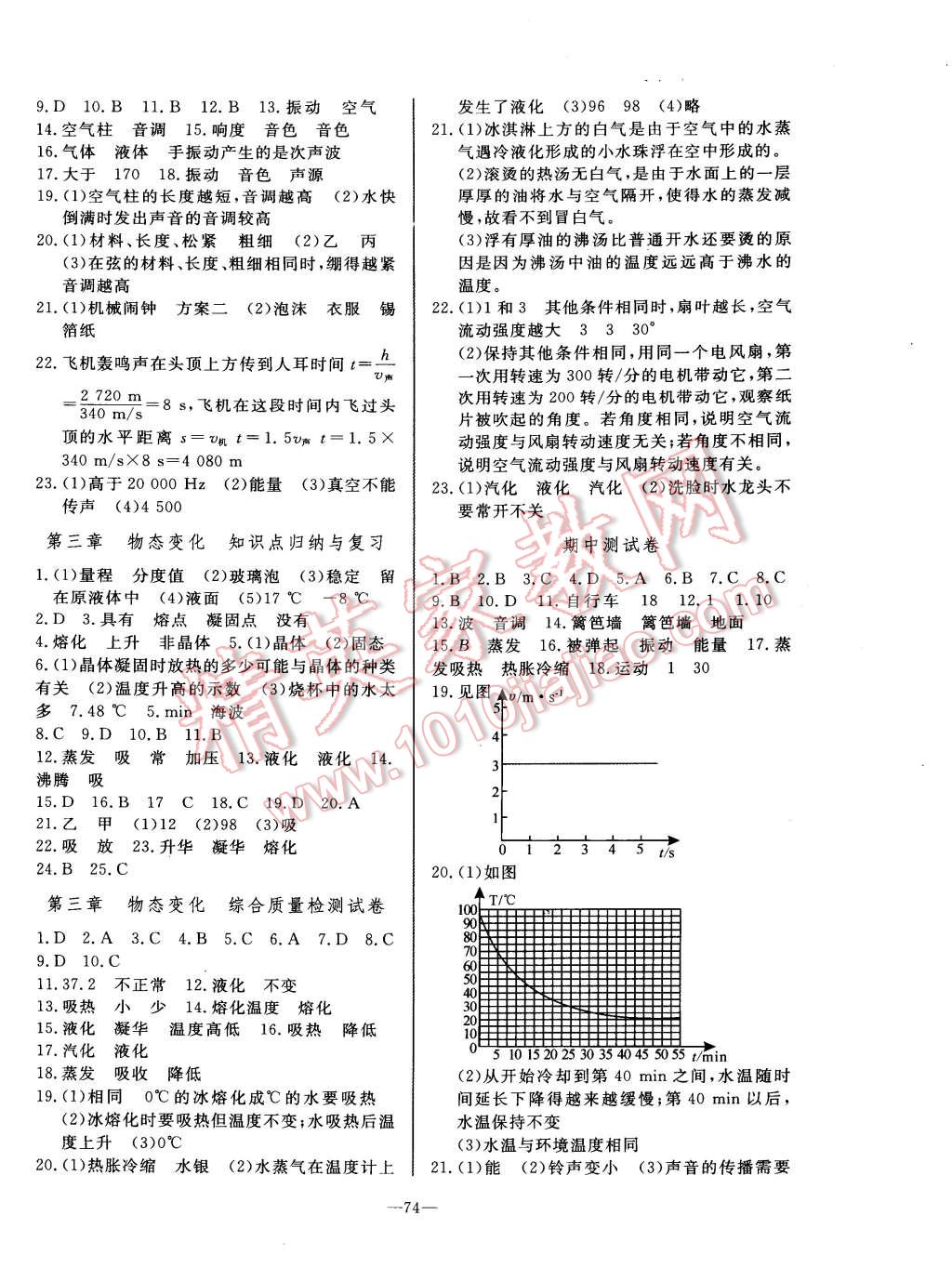 2014年精彩考評單元測評卷八年級物理上冊人教版 第2頁