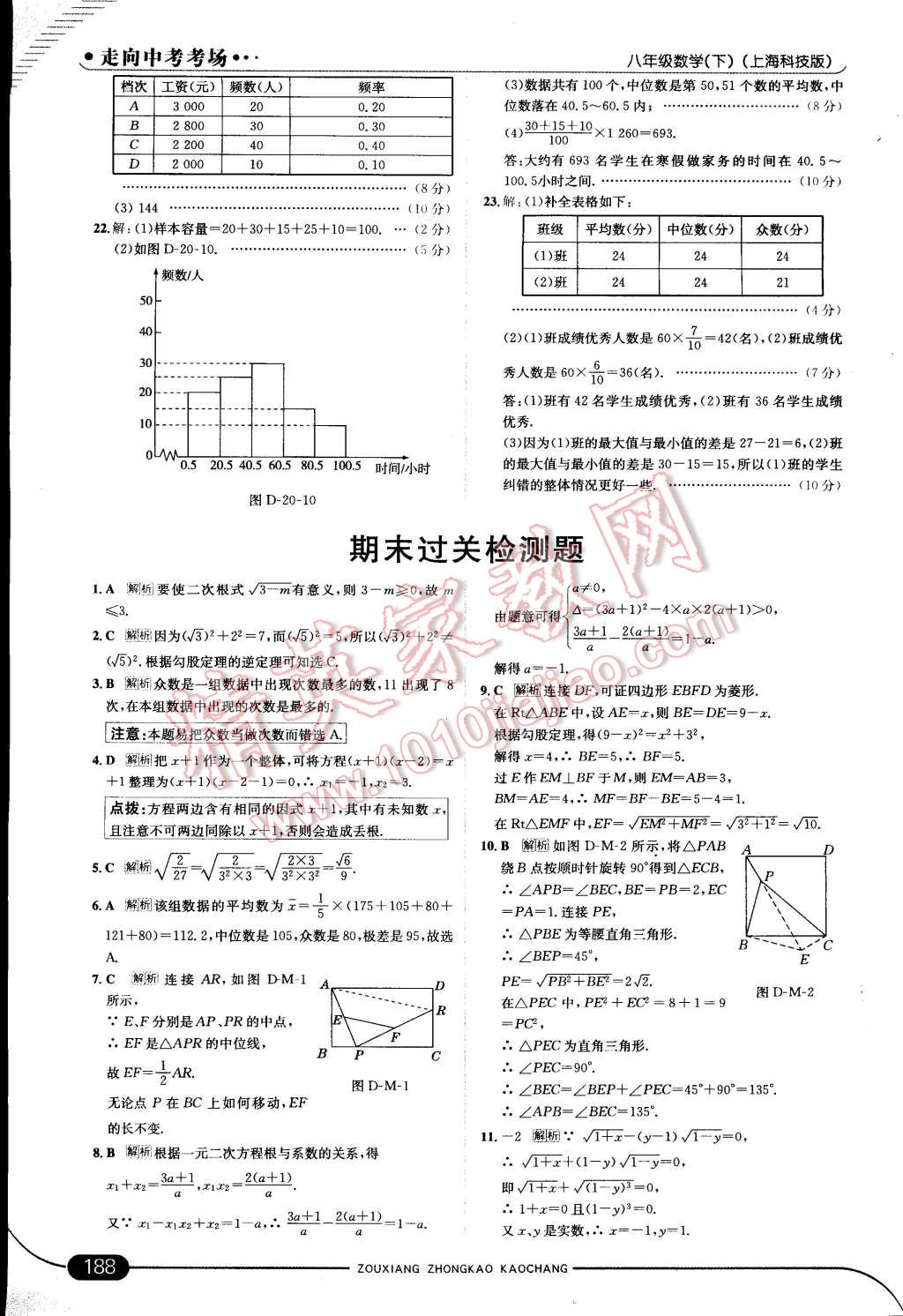 2015年走向中考考場八年級數(shù)學(xué)下冊滬科版 第50頁