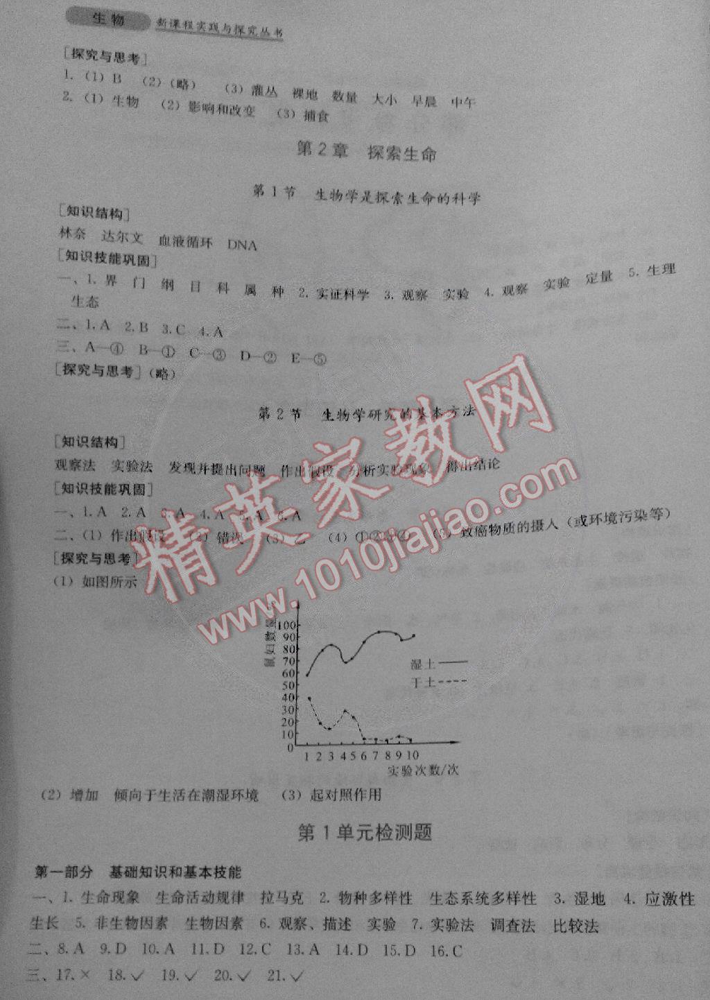 2014年新课程时间与探究丛书七年级生物上册北师大版 第2页