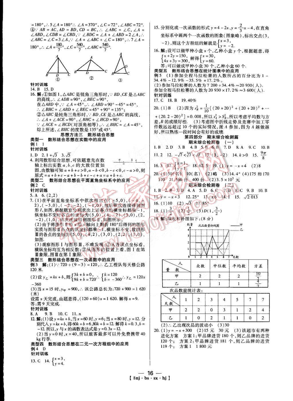 2015年金象教育U计划学期系统复习八年级数学北师大版 第8页