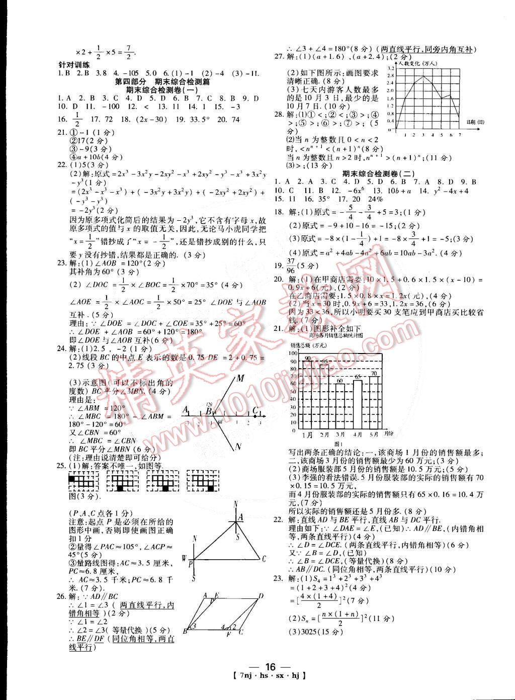 2015年金象教育U計(jì)劃學(xué)期系統(tǒng)復(fù)習(xí)七年級(jí)數(shù)學(xué)華師大版 第8頁(yè)