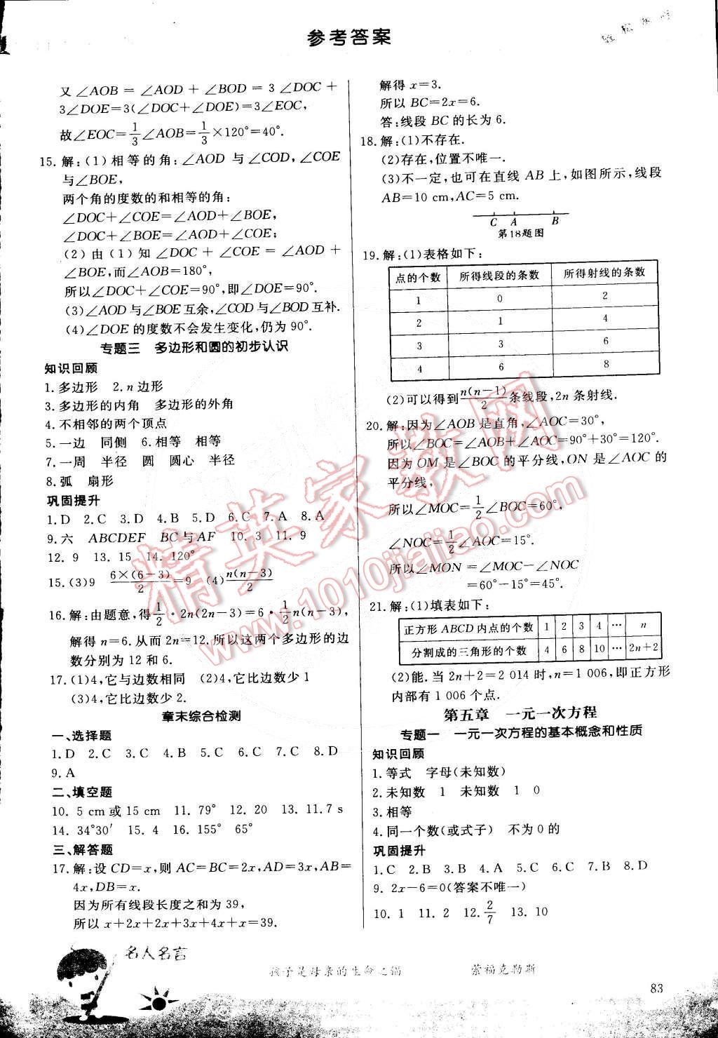 2015年輕松寒假復習加預習七年級數學 第6頁