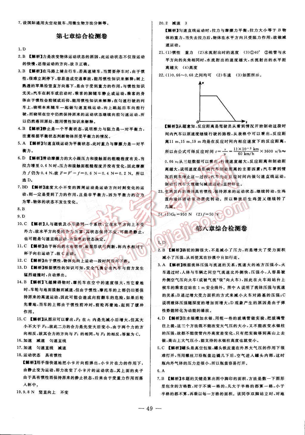 2016年非常1加1八年級(jí)物理下冊(cè)滬科版 第21頁(yè)