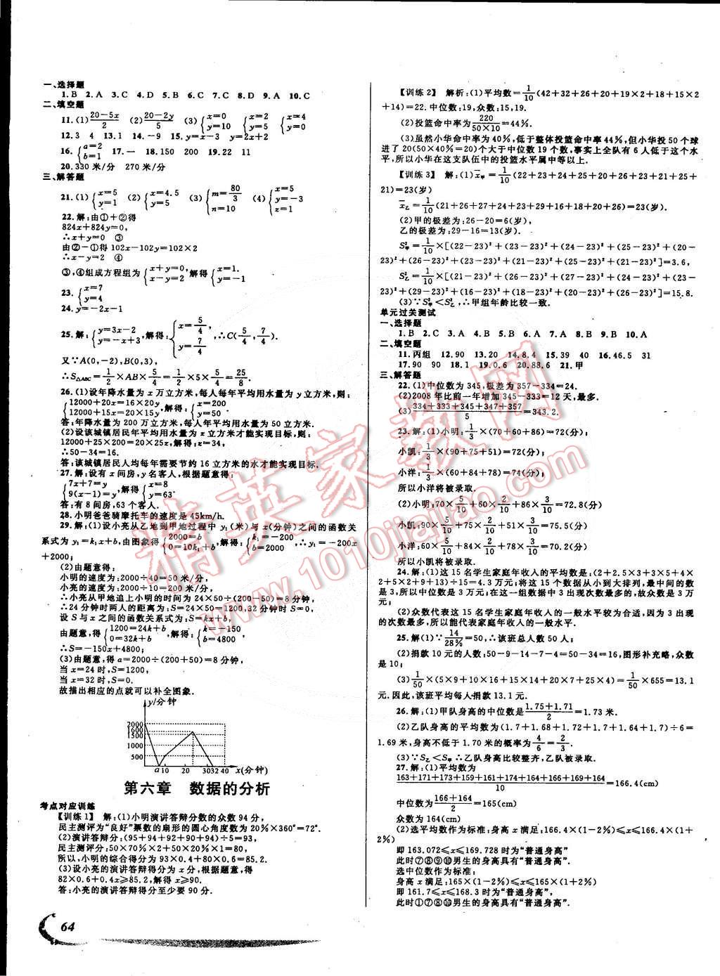 2015年學(xué)期總復(fù)習(xí)陽光假期八年級數(shù)學(xué)北師大版 第4頁