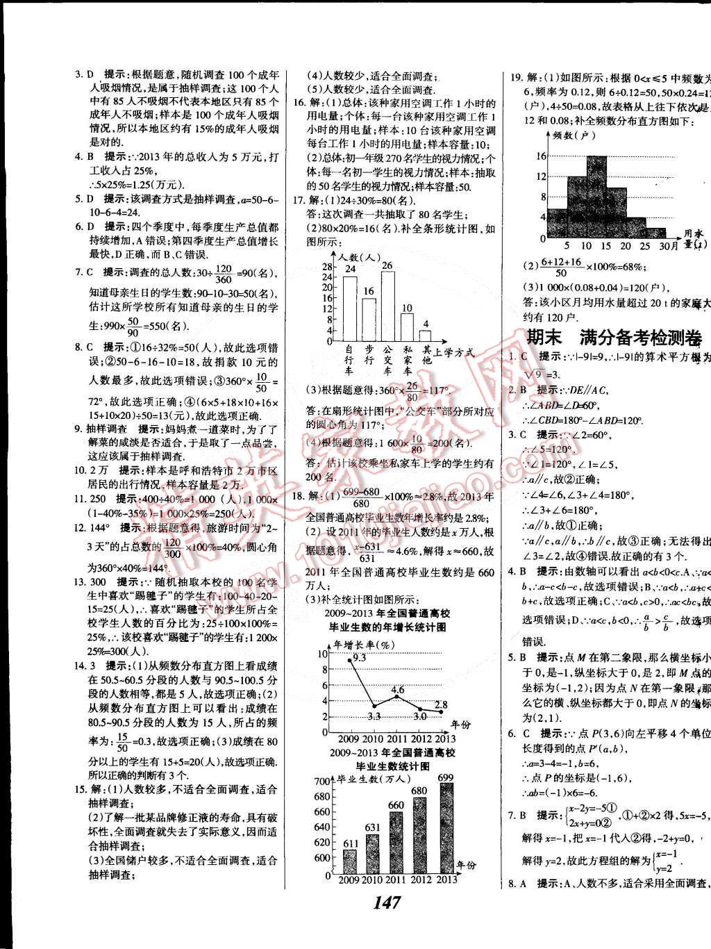 2015年全優(yōu)課堂考點集訓(xùn)與滿分備考七年級數(shù)學(xué)下冊人教版 第31頁