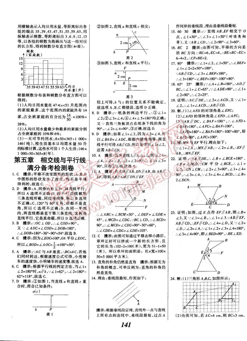 2015年全優(yōu)課堂考點集訓與滿分備考七年級數(shù)學下冊人教版 第25頁