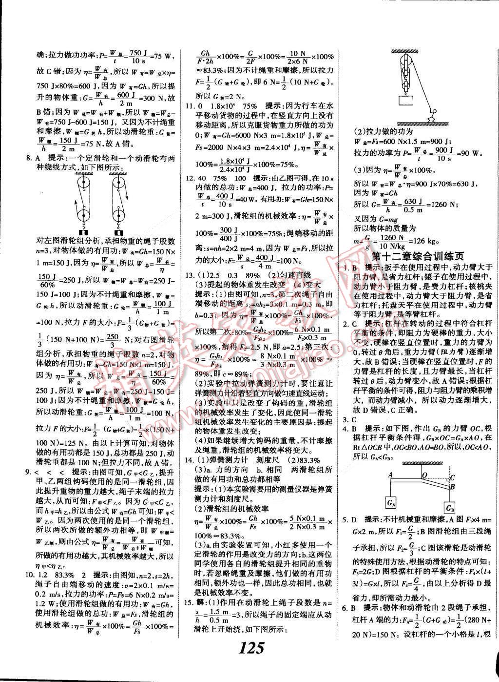 2015年全优课堂考点集训与满分备考八年级物理下册人教版 第17页