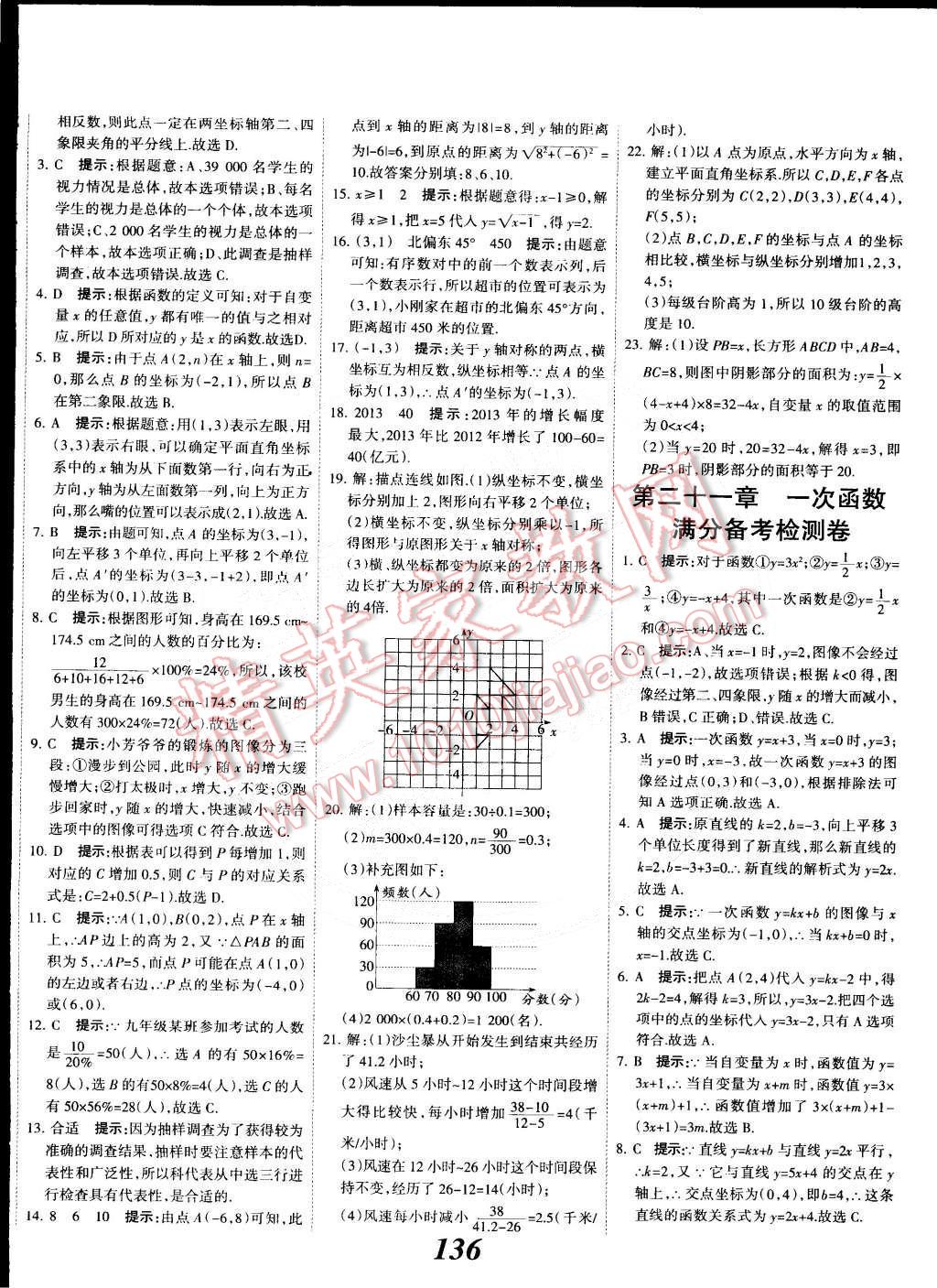 2015年全優(yōu)課堂考點集訓(xùn)與滿分備考八年級數(shù)學(xué)下冊冀教版 第32頁