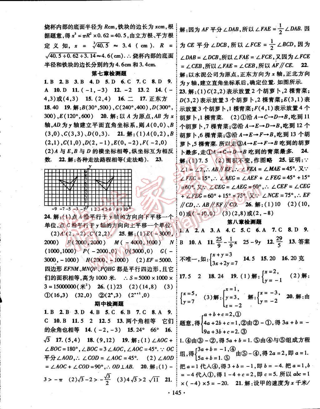 2015年課時(shí)掌控七年級數(shù)學(xué)下冊人教版 第13頁