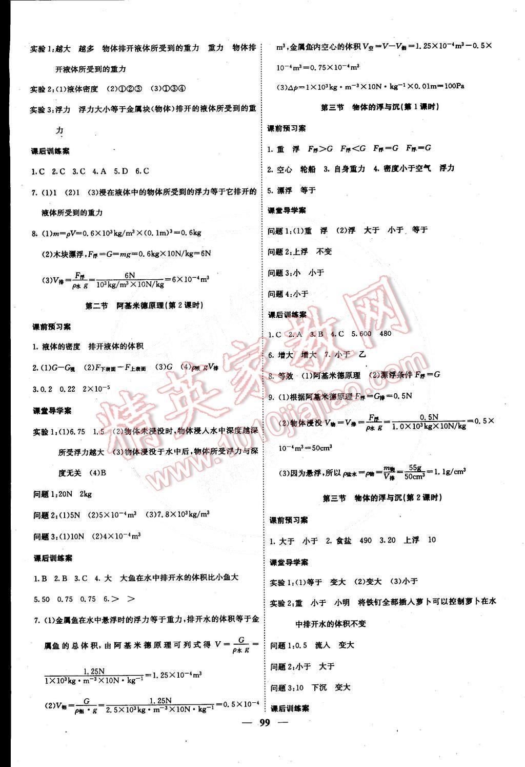 2015年名校課堂內(nèi)外八年級物理下冊滬科版 第6頁