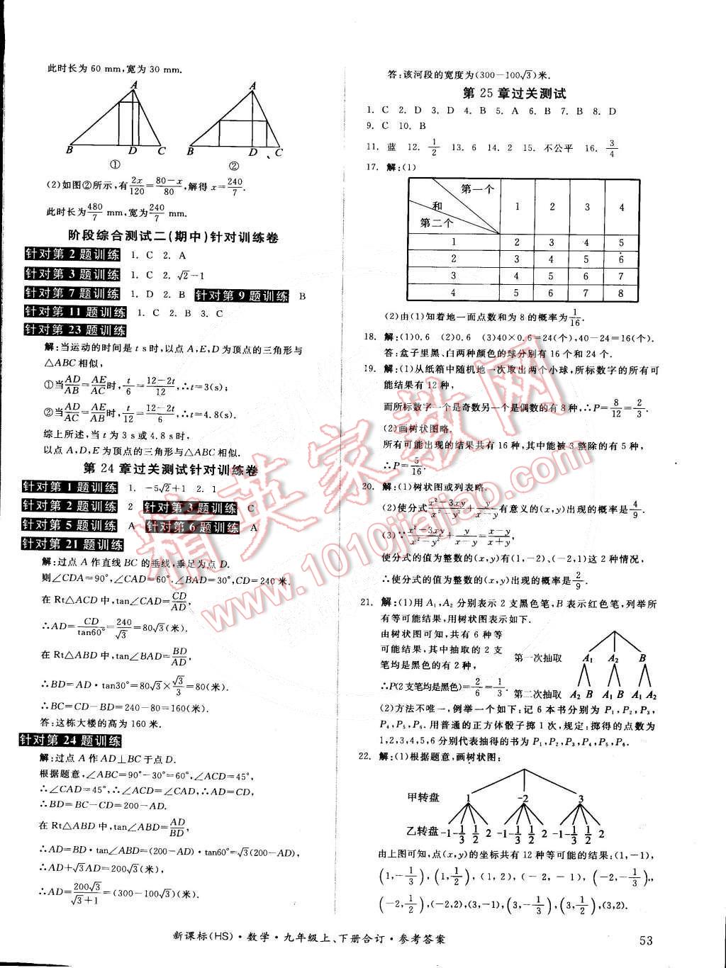 2014年全品小復(fù)習(xí)九年級(jí)數(shù)學(xué)全一冊(cè)華師大版 第6頁(yè)