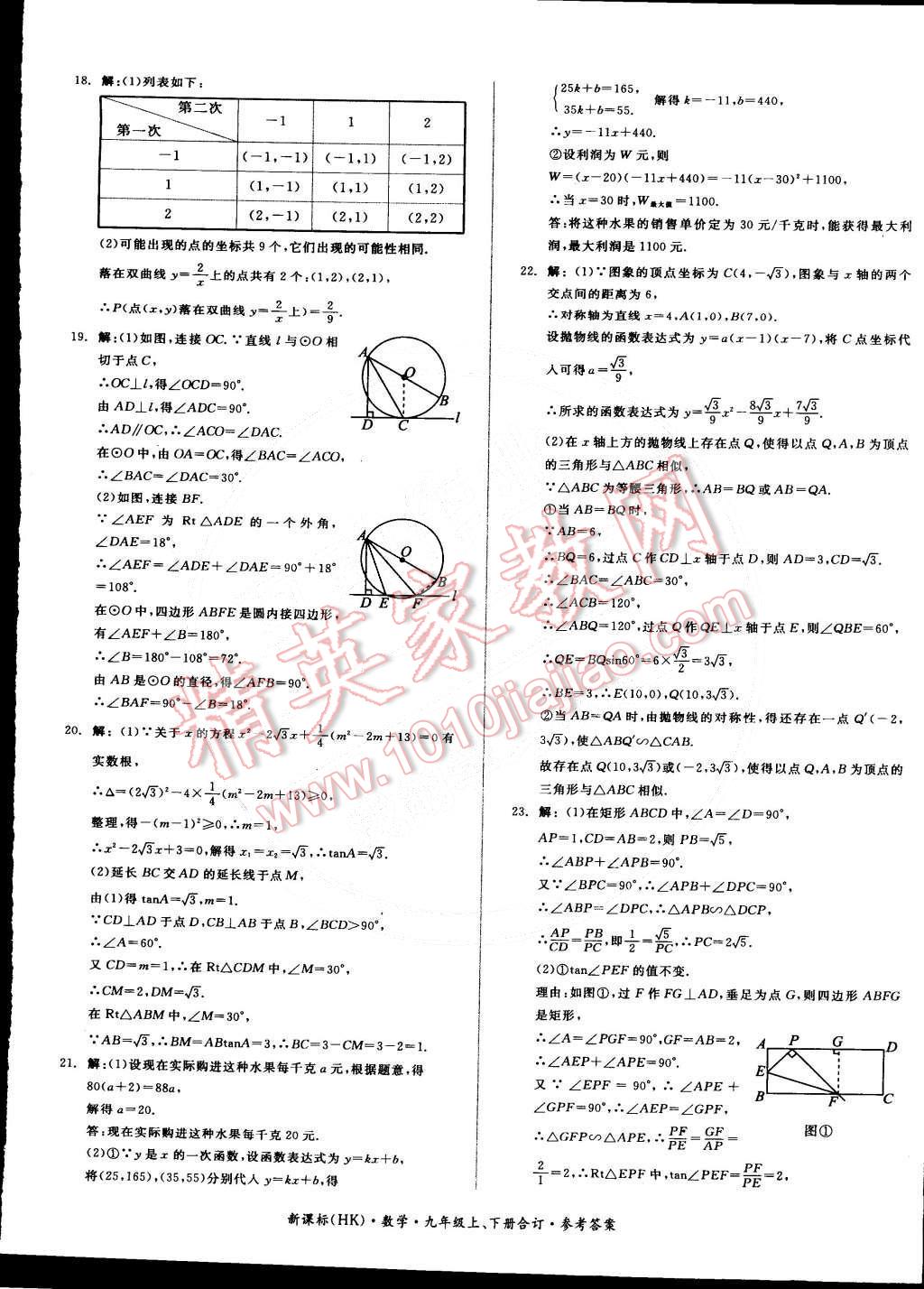 2014年全品小復(fù)習(xí)九年級(jí)數(shù)學(xué)上下冊(cè)合訂本滬科版 第13頁(yè)