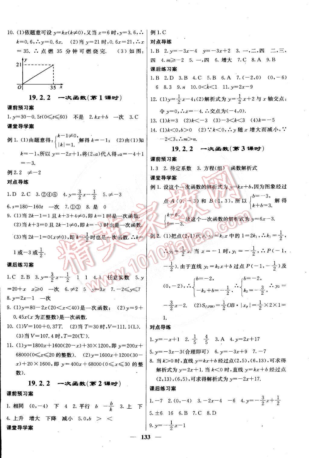 2015年名校課堂內(nèi)外八年級數(shù)學下冊人教版 第14頁