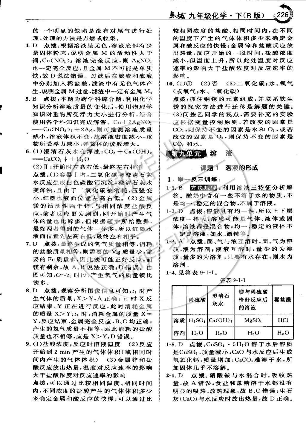 2015年特高級教師點撥九年級化學下冊人教版 第八章 金屬和金屬材料第16頁