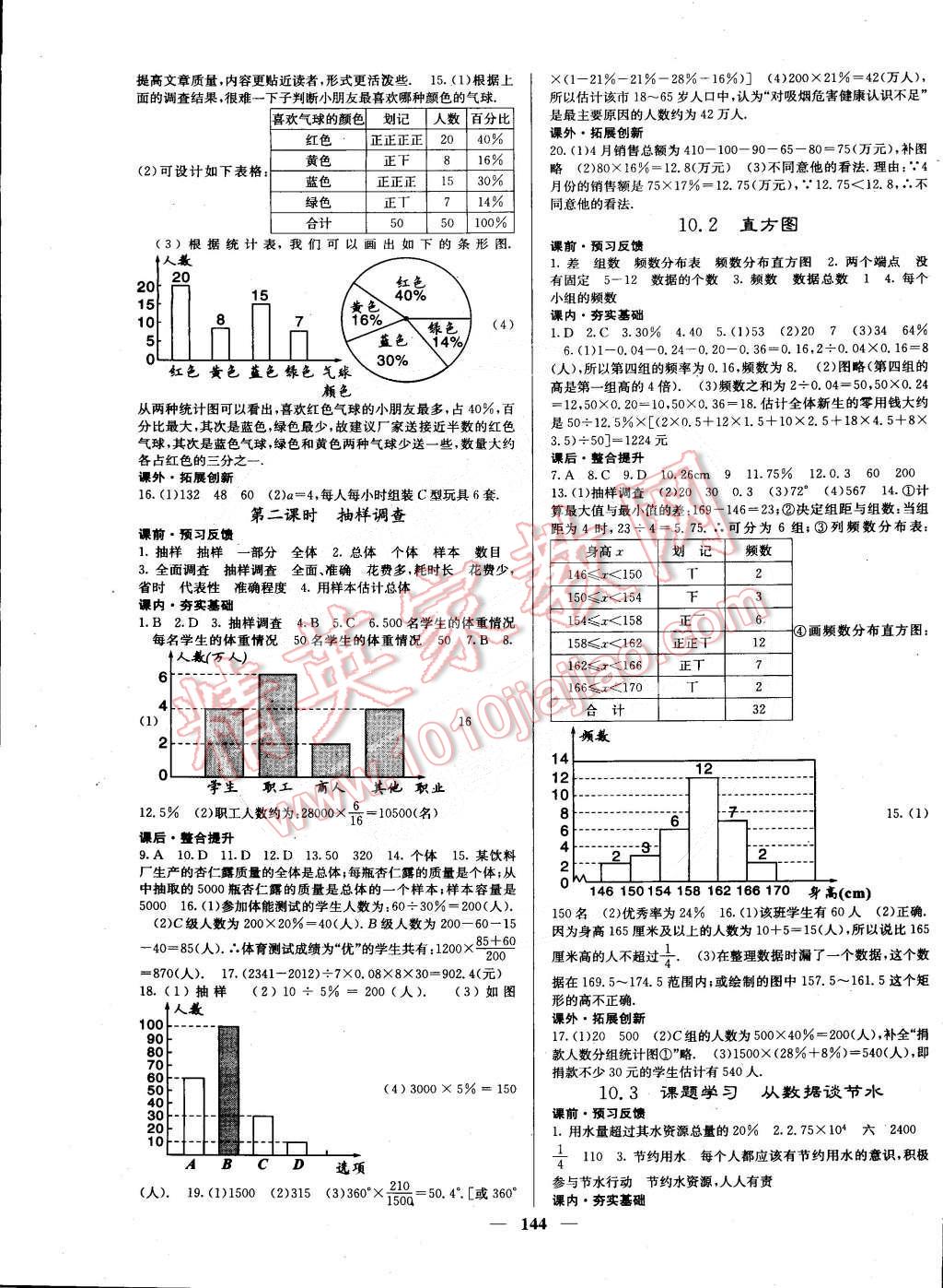 2015年課堂點睛七年級數學下冊人教版 第13頁