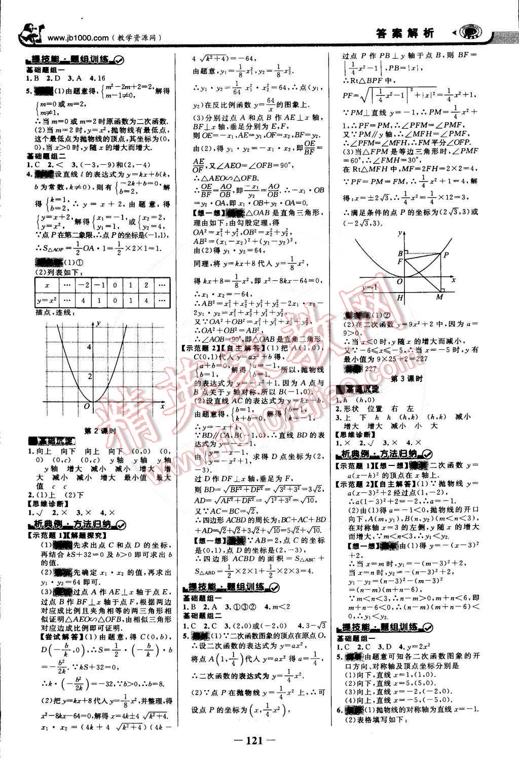 2015年世紀金榜金榜學案九年級數學下冊北師大版 第4頁