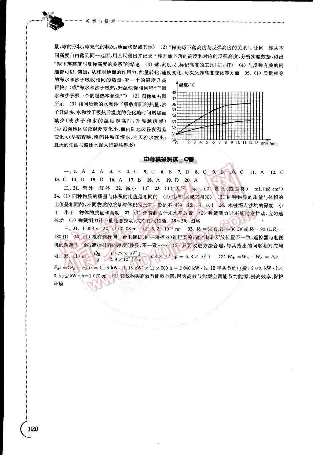 2015年同步練習(xí)九年級(jí)物理下冊(cè)蘇科版 第12頁(yè)