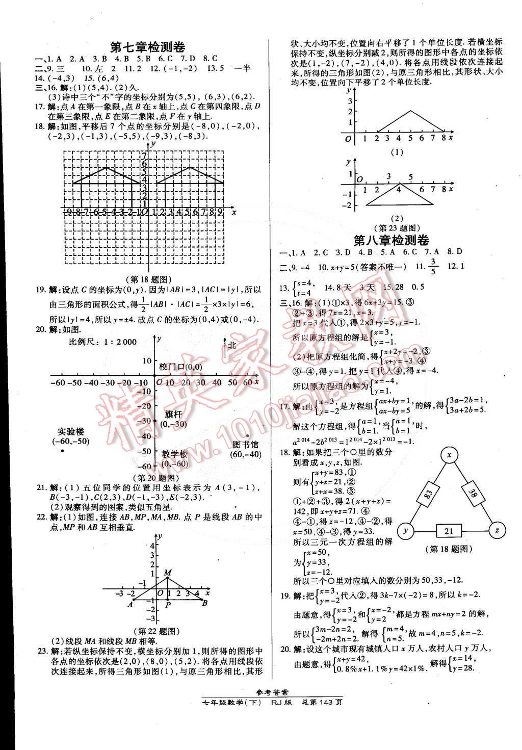 2015年高效課時(shí)通10分鐘掌控課堂七年級數(shù)學(xué)下冊人教版 第21頁