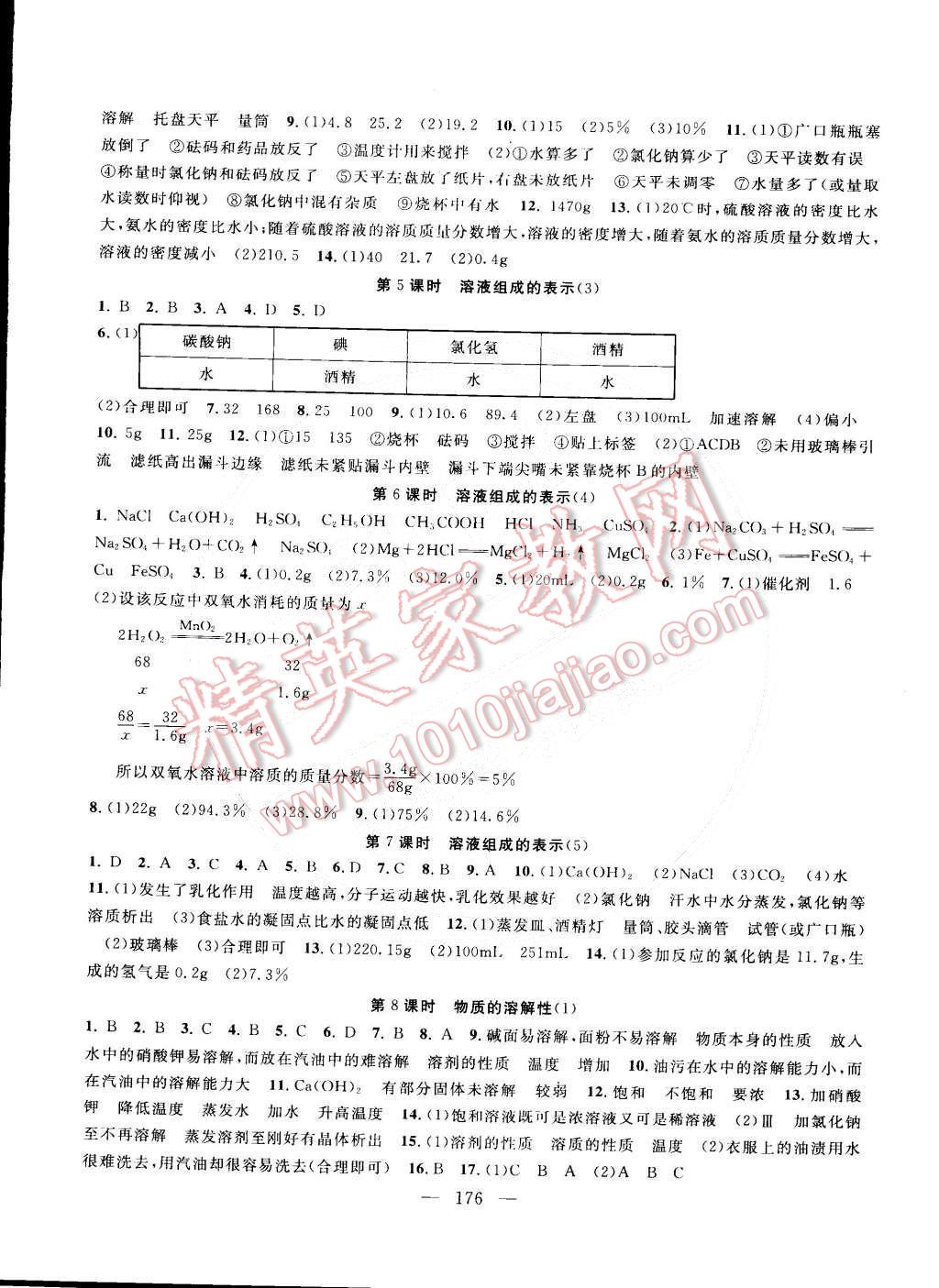 2015年金鑰匙1加1課時(shí)作業(yè)加目標(biāo)檢測(cè)九年級(jí)化學(xué)下冊(cè)國標(biāo)上海版 第2頁