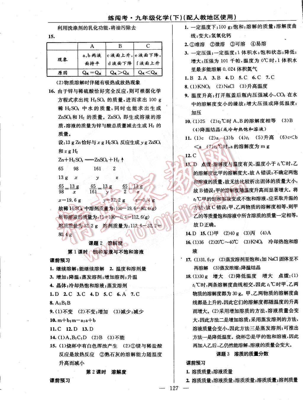 2015年黃岡金牌之路練闖考九年級(jí)化學(xué)下冊(cè)人教版 第5頁