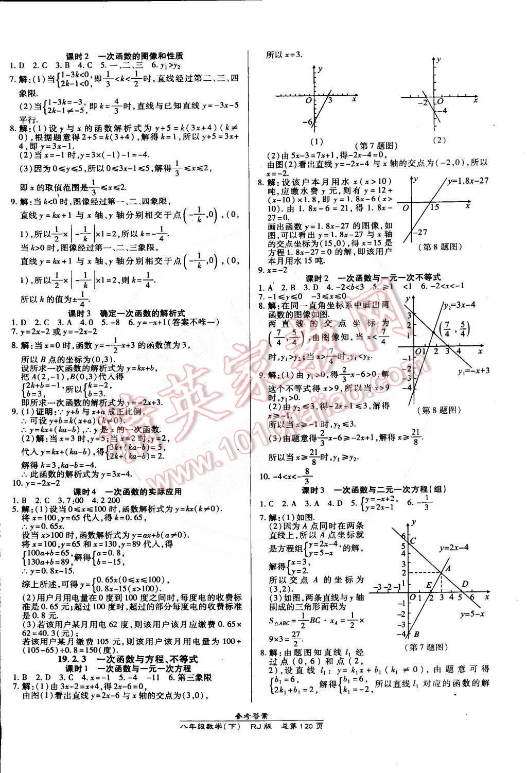 2015年高效课时通10分钟掌控课堂八年级数学下册人教版 第10页