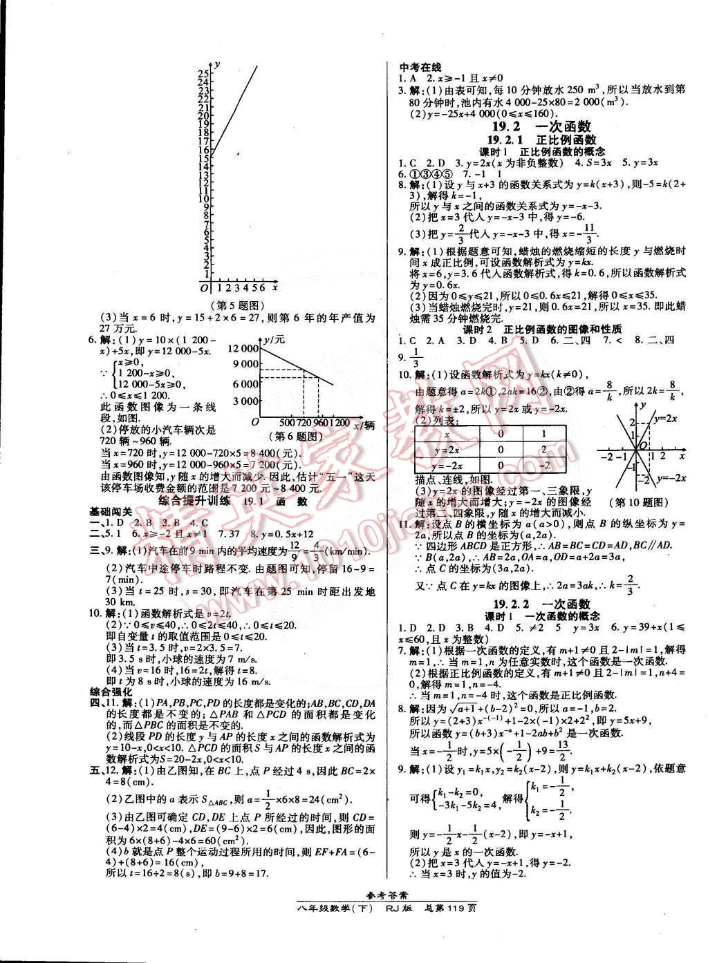 2015年高效課時(shí)通10分鐘掌控課堂八年級(jí)數(shù)學(xué)下冊(cè)人教版 第9頁