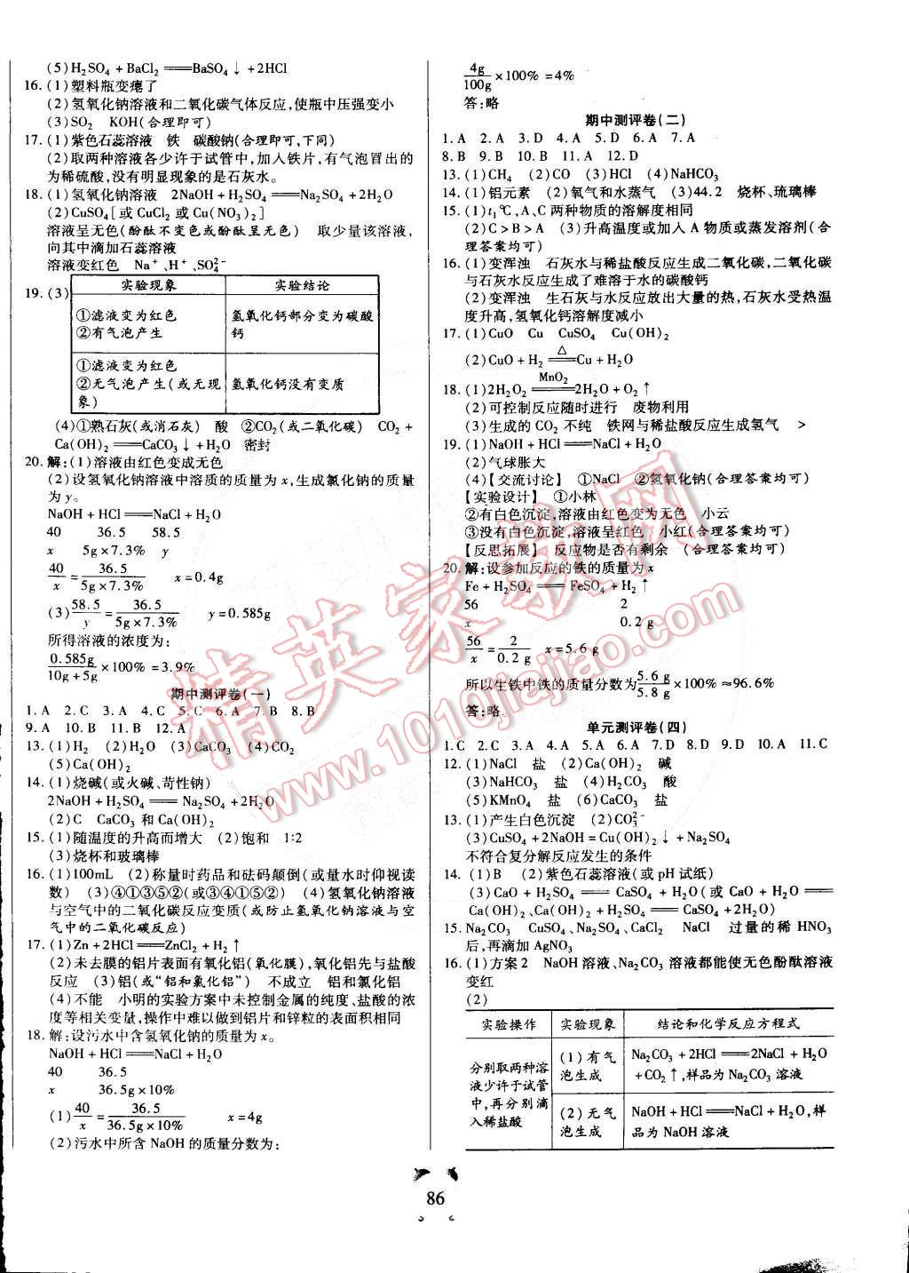 2015年全程優(yōu)選卷九年級化學(xué)下冊人教版 第2頁