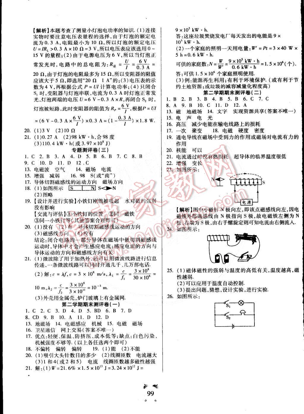 2014年全程優(yōu)選卷九年級(jí)物理全一冊(cè)滬科版 第7頁