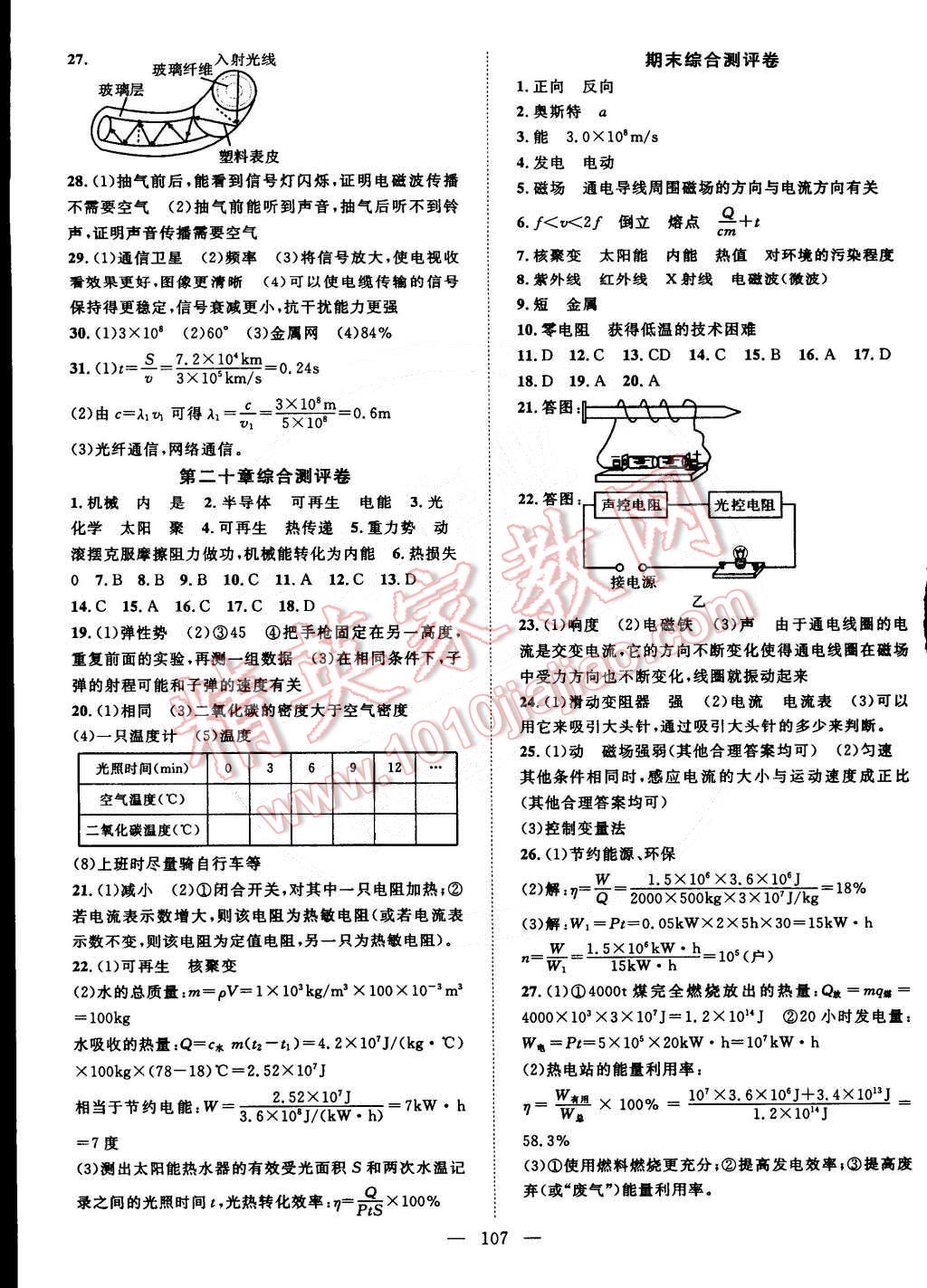 2015年名師學(xué)案九年級物理下冊滬科版 第11頁