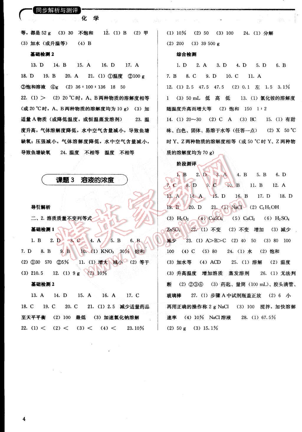 2015年人教金學(xué)典同步解析與測(cè)評(píng)九年級(jí)化學(xué)下冊(cè)人教版供山西使用 第4頁