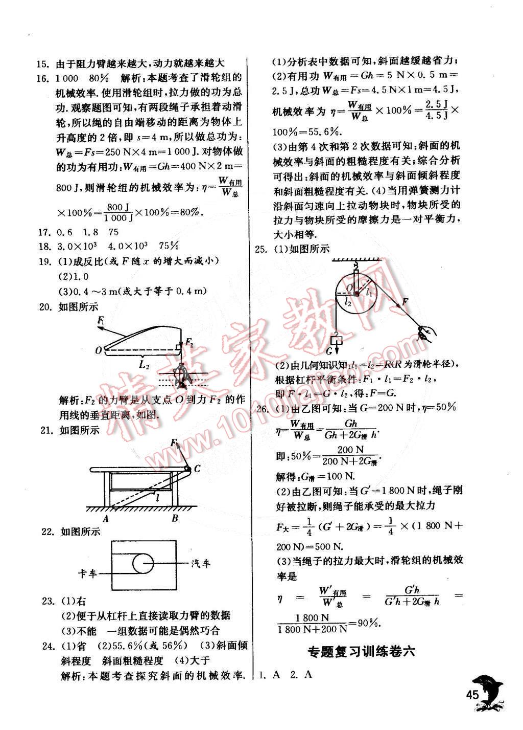 2015年實(shí)驗(yàn)班提優(yōu)訓(xùn)練八年級(jí)物理下冊(cè)教科版 第51頁