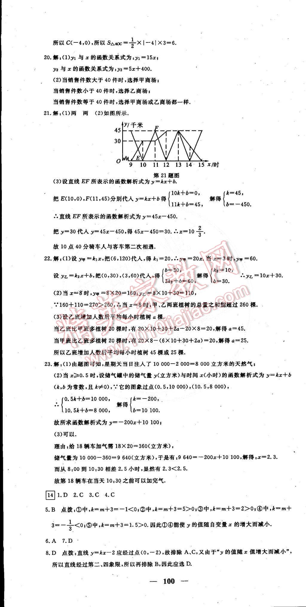 2015年王后雄黃岡密卷八年級(jí)數(shù)學(xué)下冊(cè)人教版 第16頁(yè)