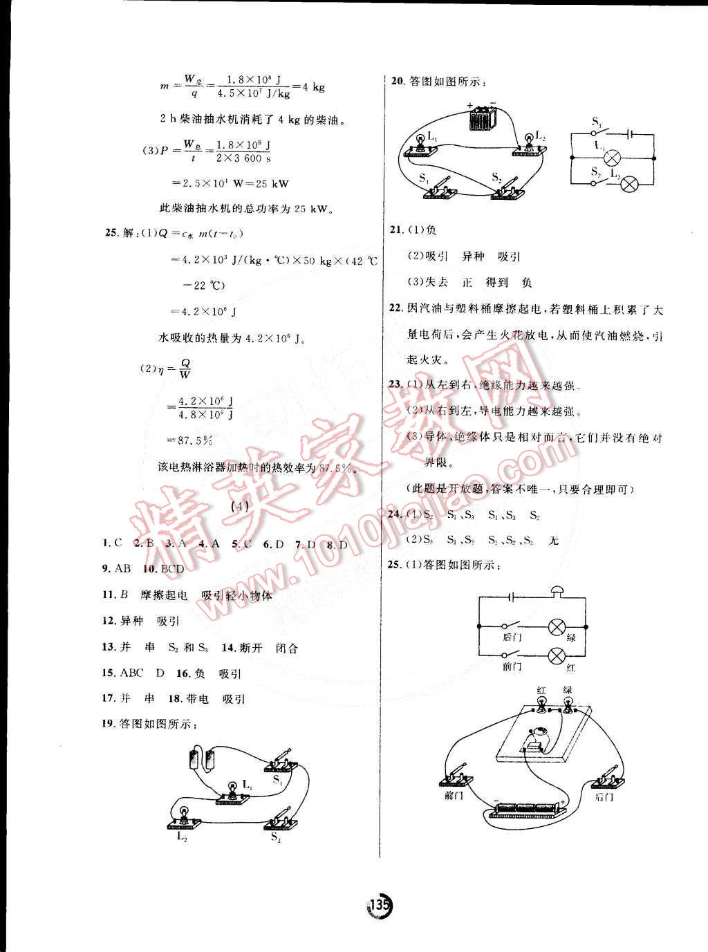 2014年誠(chéng)成教育學(xué)業(yè)評(píng)價(jià)九年級(jí)物理全一冊(cè)人教版 第3頁(yè)