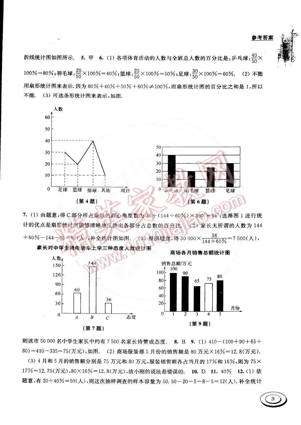 2015年百分百訓練八年級數(shù)學下冊江蘇版 第3頁