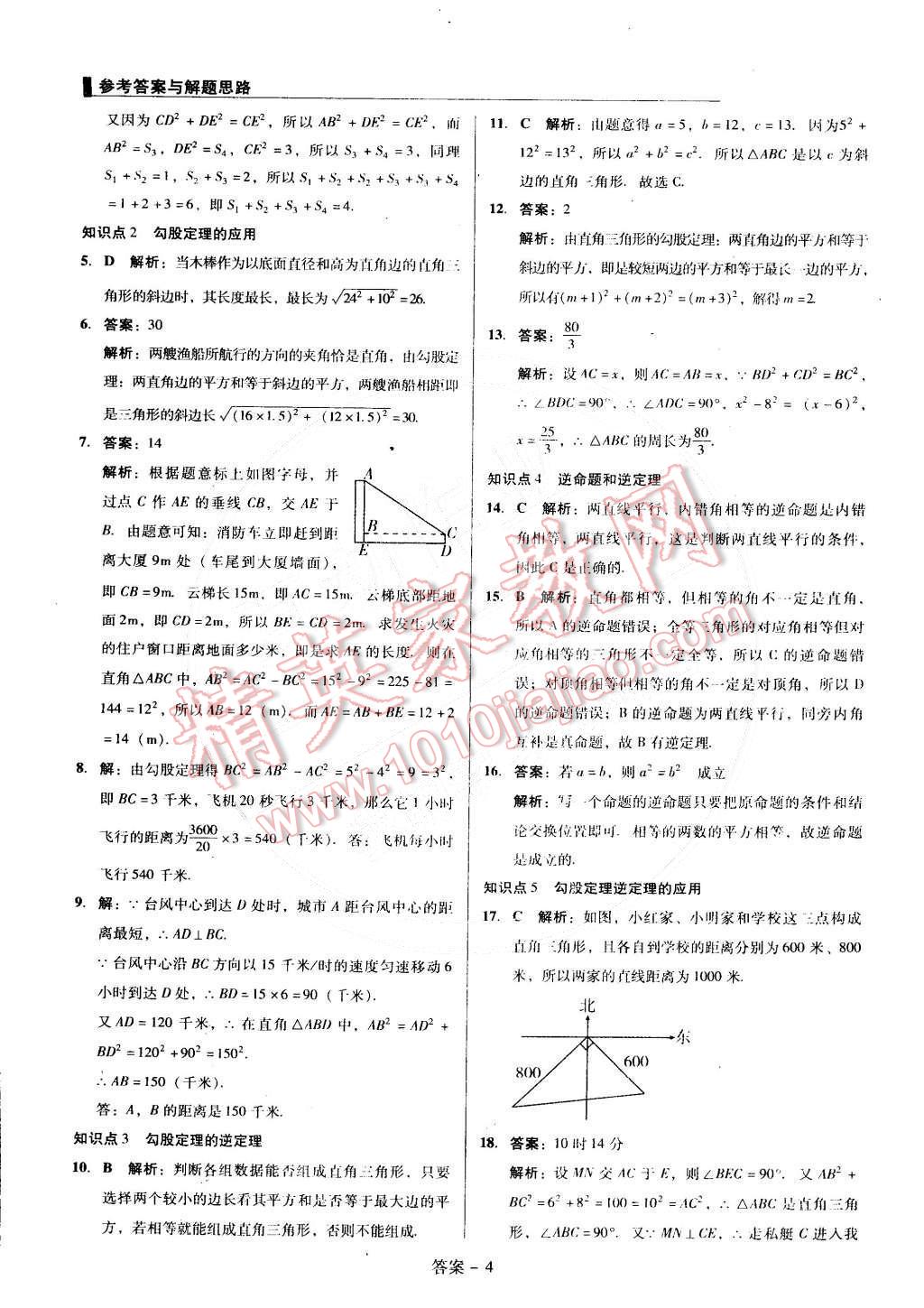 2015年单元加期末复习与测试八年级数学下册人教版 第4页