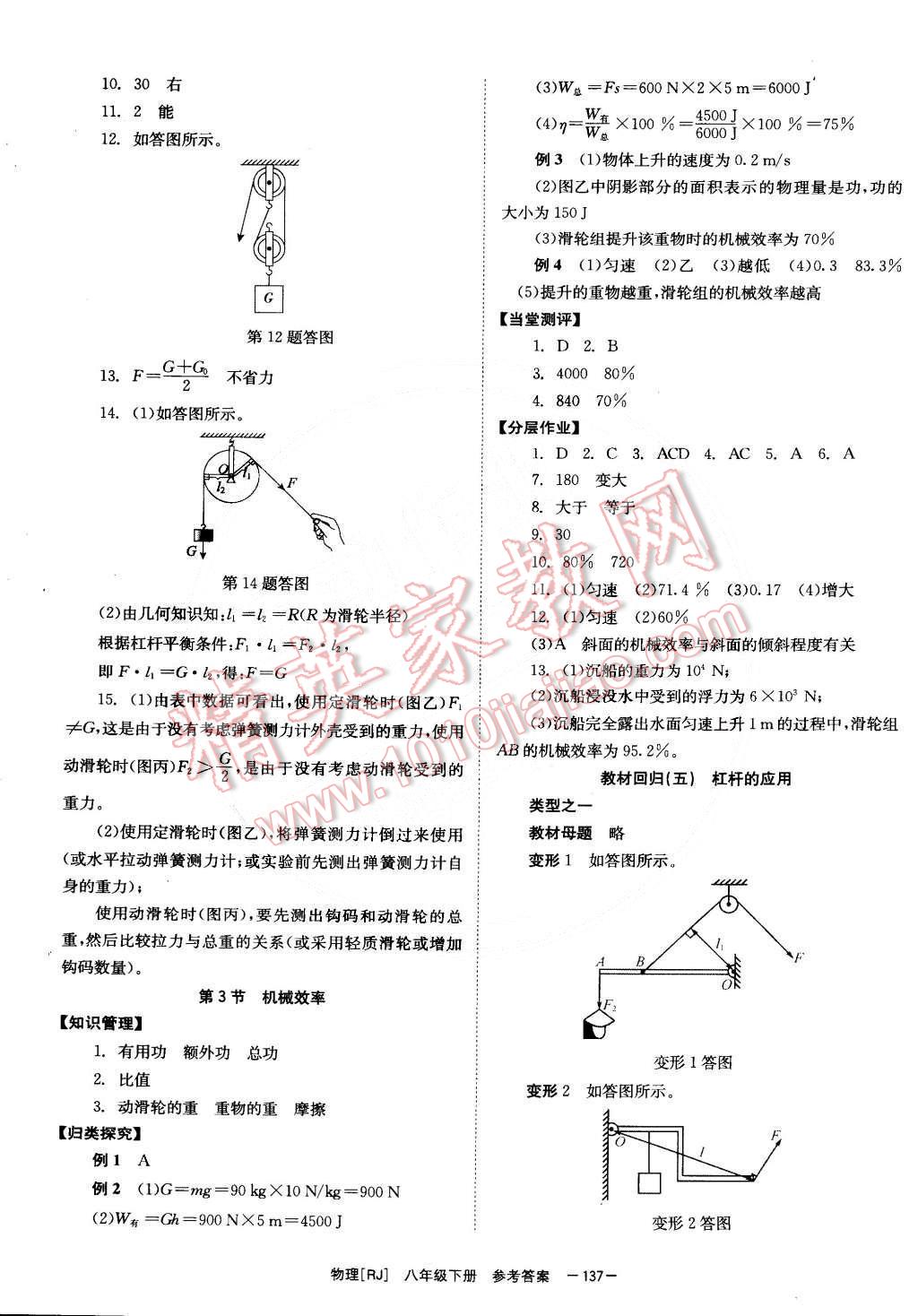 2015年全效學(xué)習(xí)八年級(jí)物理下冊(cè)人教版 第13頁