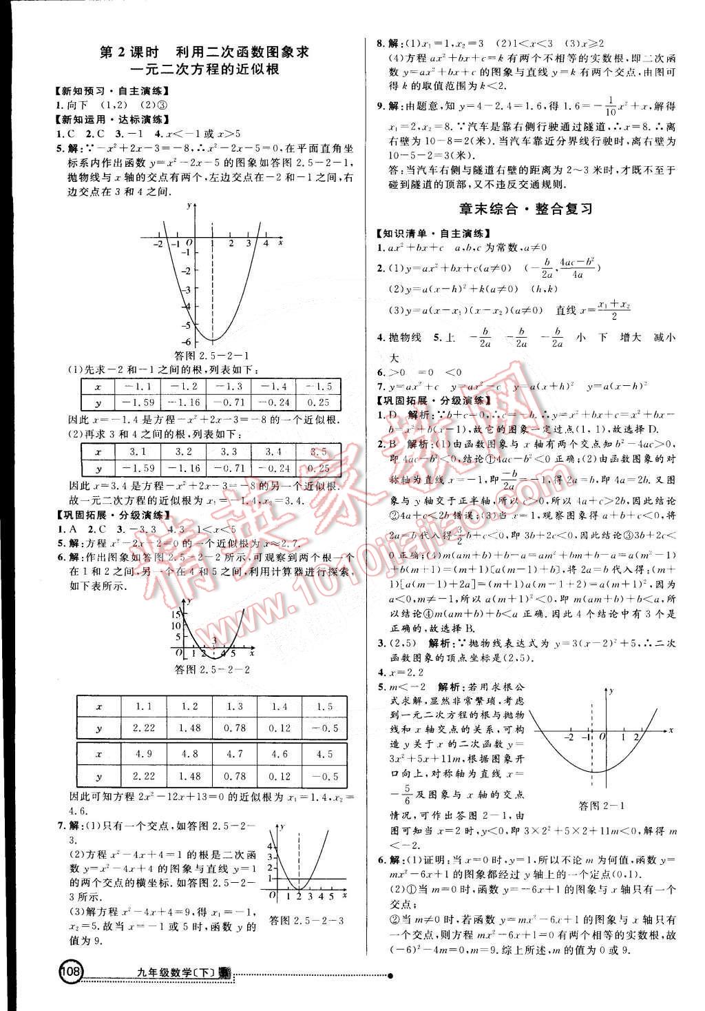 2015年練出好成績創(chuàng)新學(xué)習(xí)高效課時(shí)訓(xùn)練九年級(jí)數(shù)學(xué)下冊北師大版 第15頁