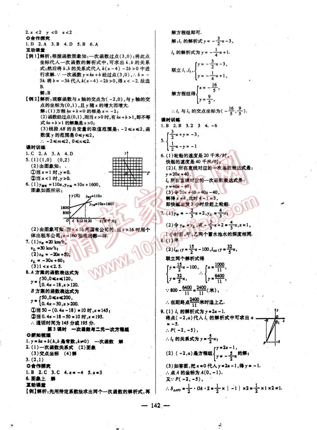 2015年有效课堂课时导学案八年级数学下册人教版 第18页