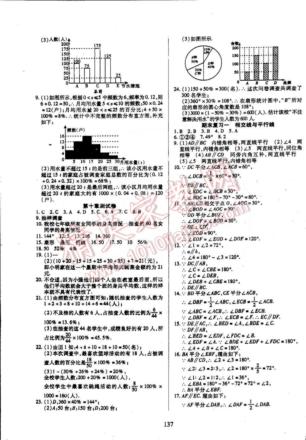 2015年有效课堂课时导学案七年级数学下册人教版 第13页