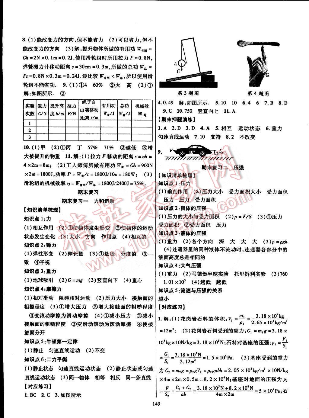 2015年課時(shí)掌控八年級(jí)物理下冊(cè)人教版 第7頁(yè)