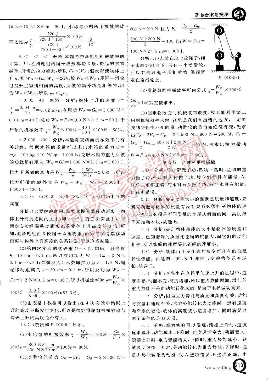 2015年初中一點通七彩課堂八年級物理下冊滬科版 第20頁