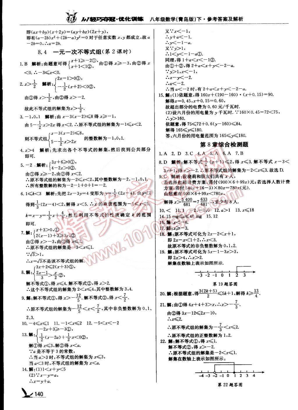 2015年1加1輕巧奪冠優(yōu)化訓(xùn)練八年級(jí)數(shù)學(xué)下冊青島版銀版雙色提升版 第13頁