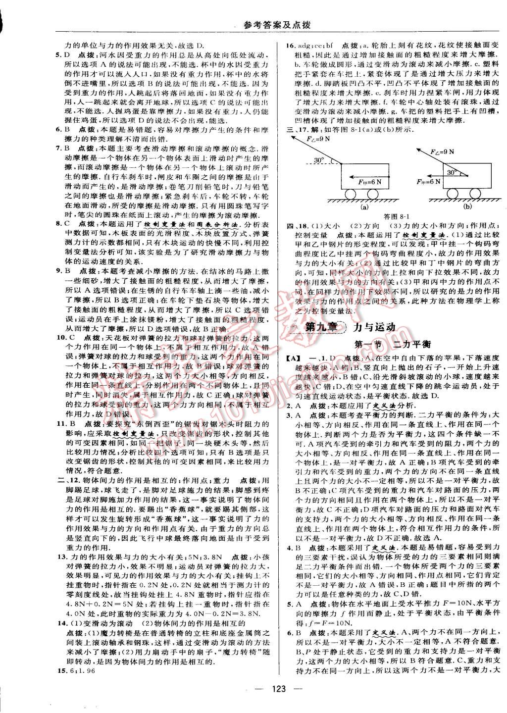 2015年综合应用创新题典中点八年级物理下册苏科版 第21页