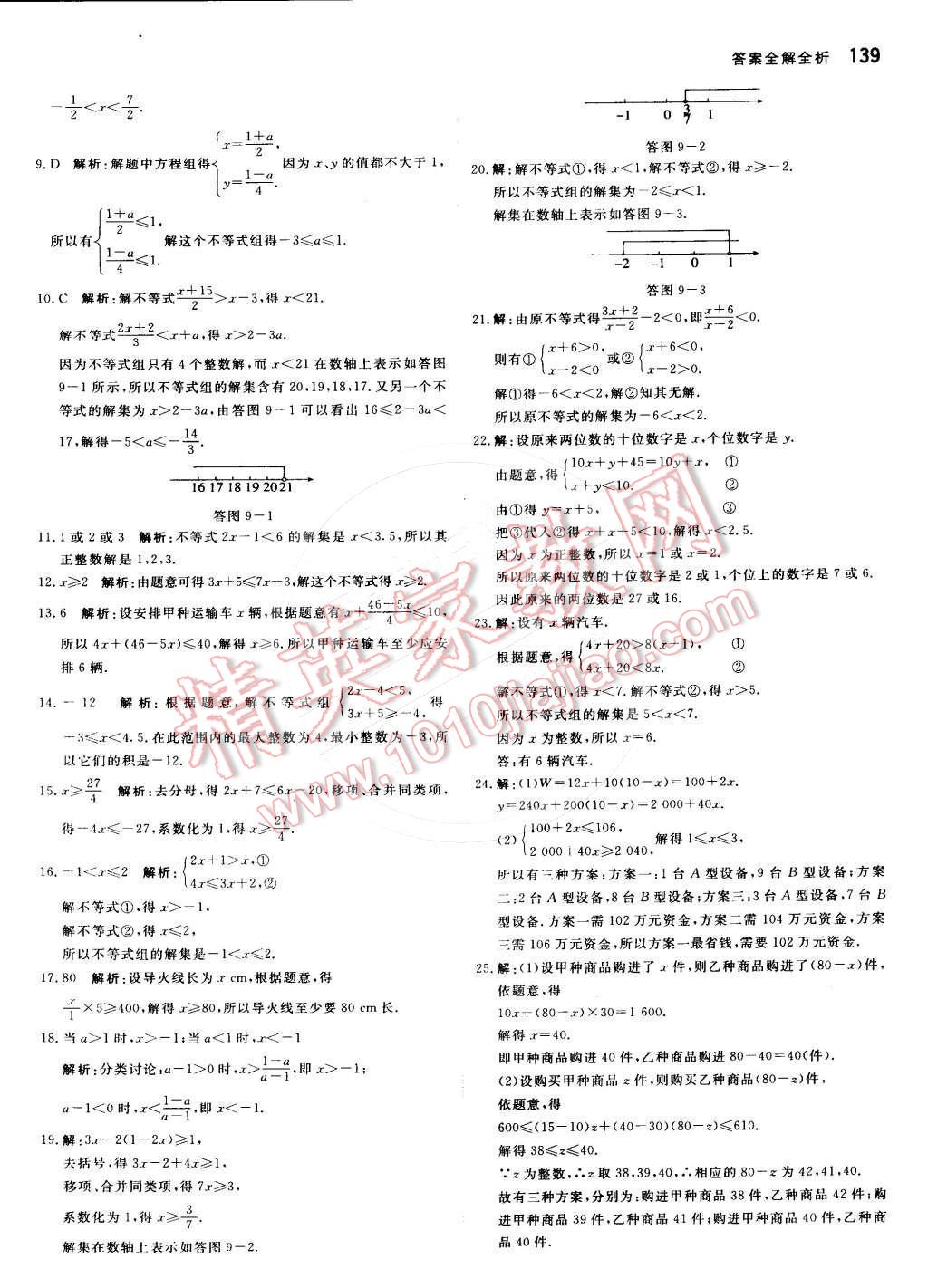 2015年提分教練七年級(jí)數(shù)學(xué)下冊人教版 第21頁