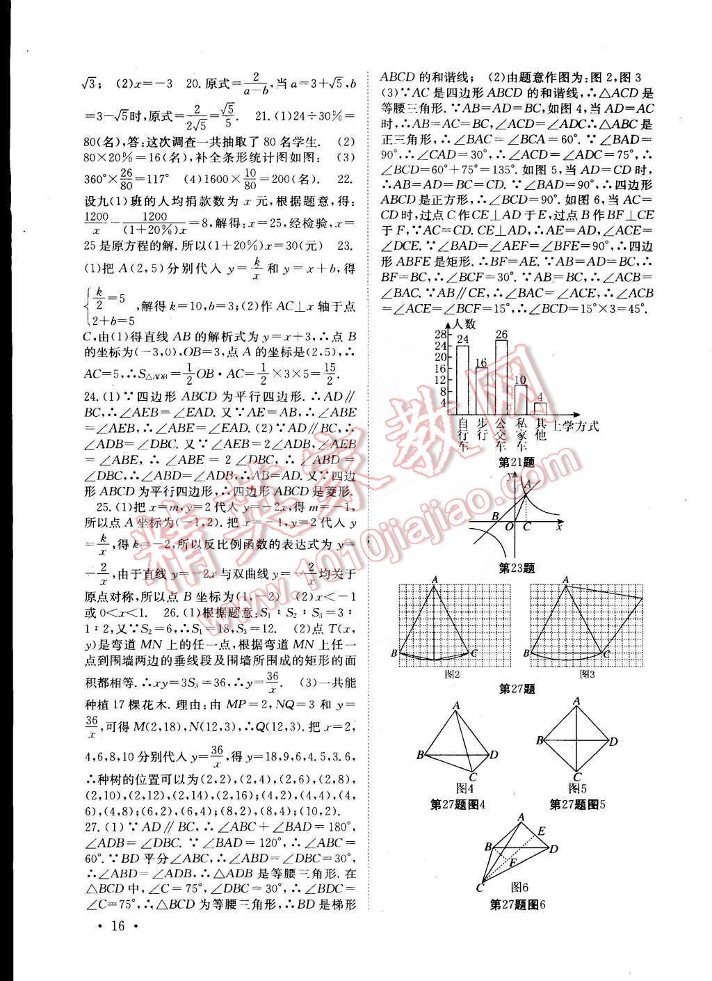 2015年高效精练八年级数学下册江苏版 第16页