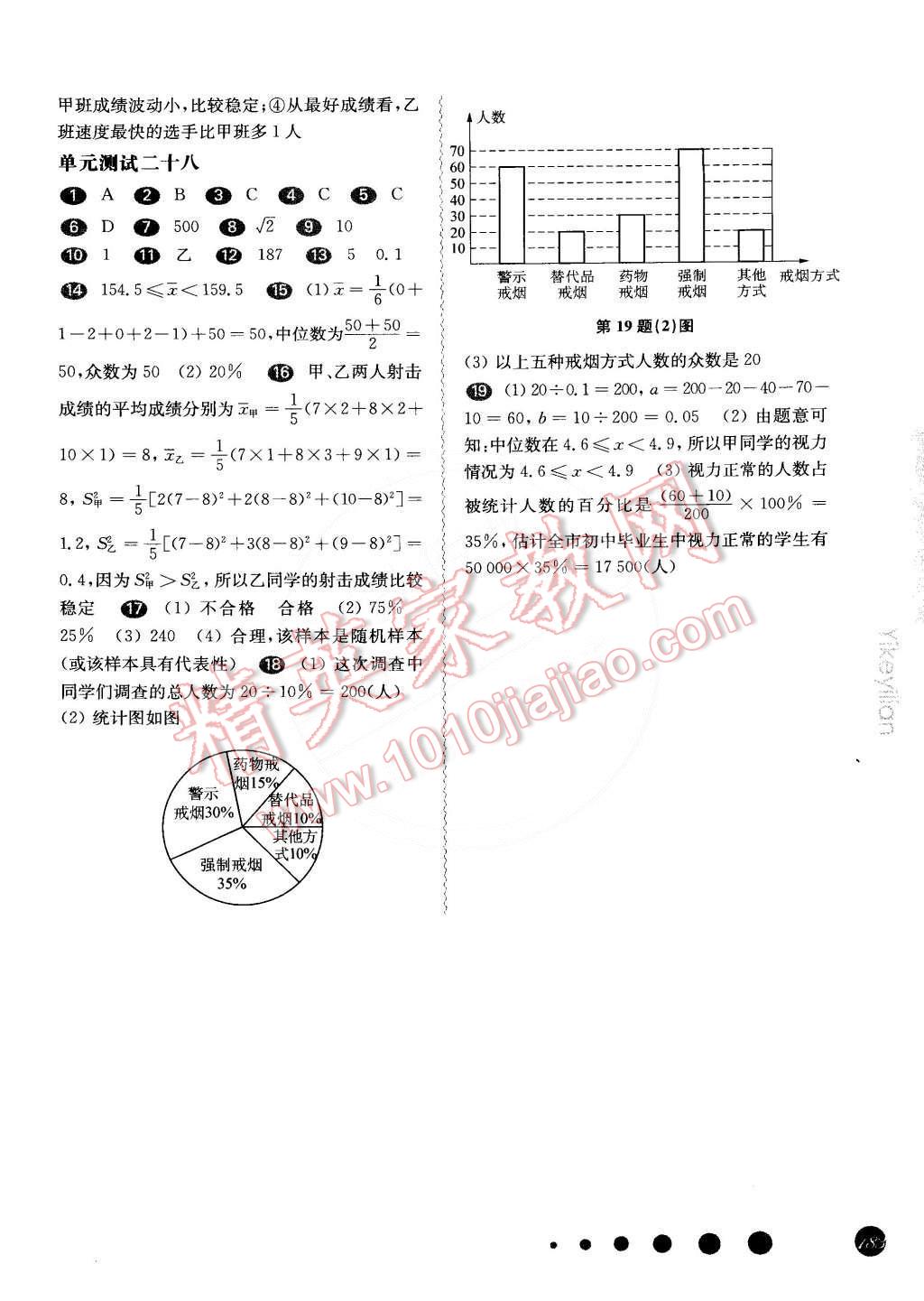 2014年华东师大版一课一练九年级数学全一册华师大版 第19页