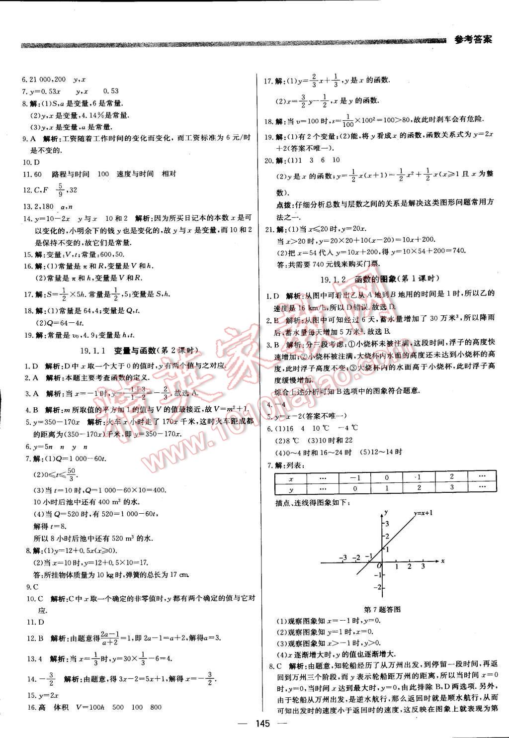 2016年提分教练八年级数学下册人教版 第19页